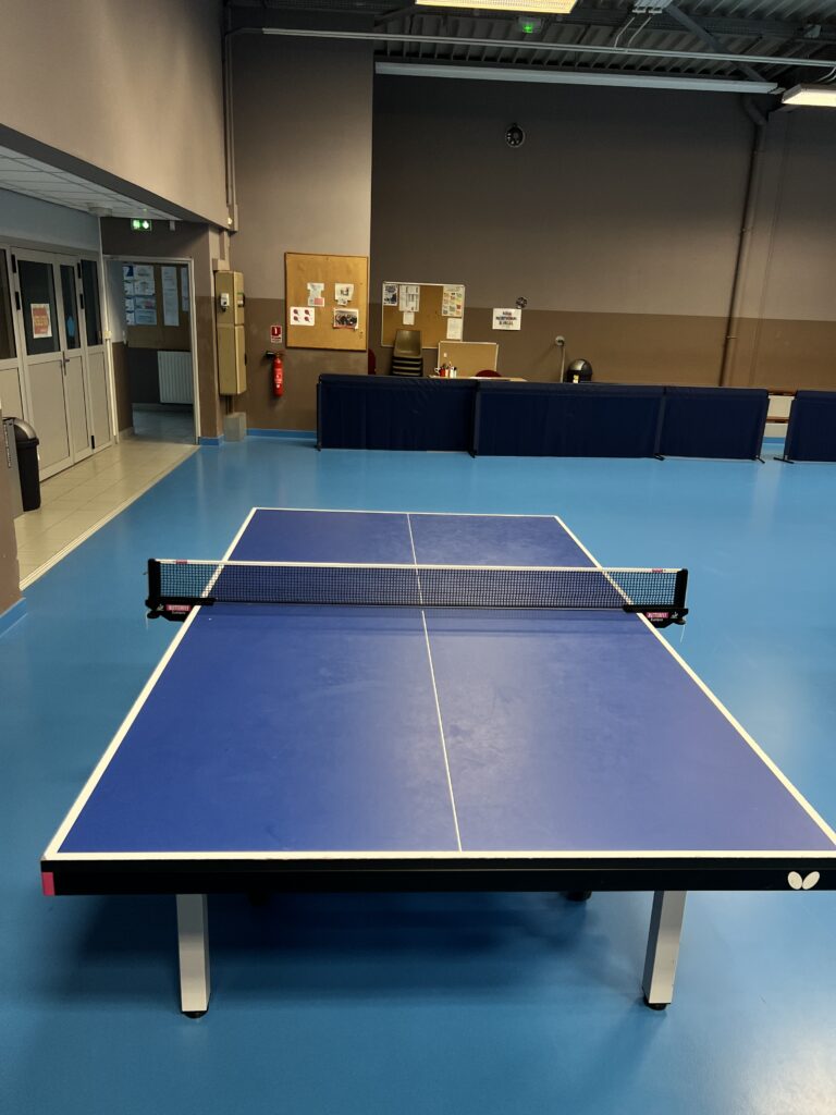 Table de tennis de table prête pour une session TopSpin